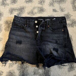 Old Navy - High Rise - O.G. Straight Black Jean Shorts